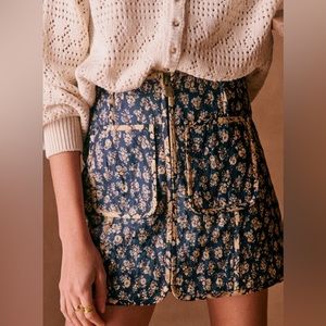 NWT Sezane Foxy skirt, size 10 (42)